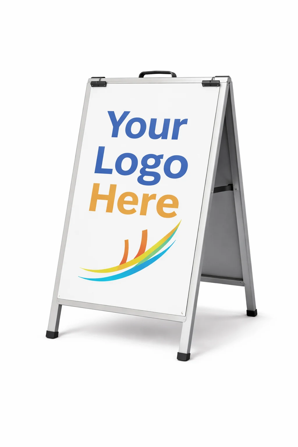 Custom double-sided A-frame sidewalk sign