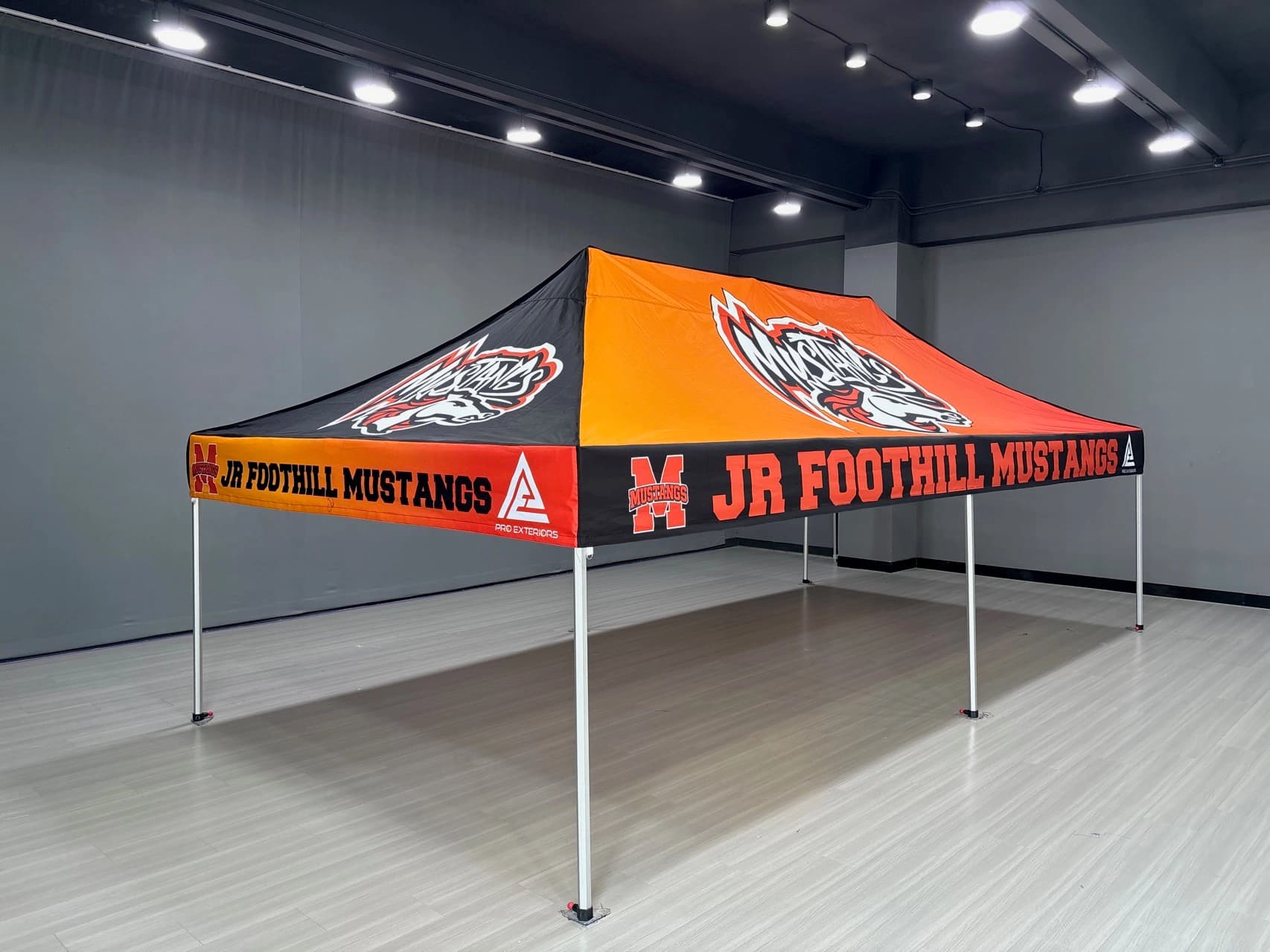 Custom branded event canopy for vendor booths, trade shows, and outdoor promotions